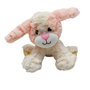 InterAmerican plush pink white bunny rabbit gold paws stuffed animal 2017 Easter